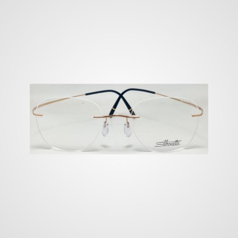 Frame Kacamata Silhouette Titan Minimal Art 5599 NI 7531 51 Gold Original