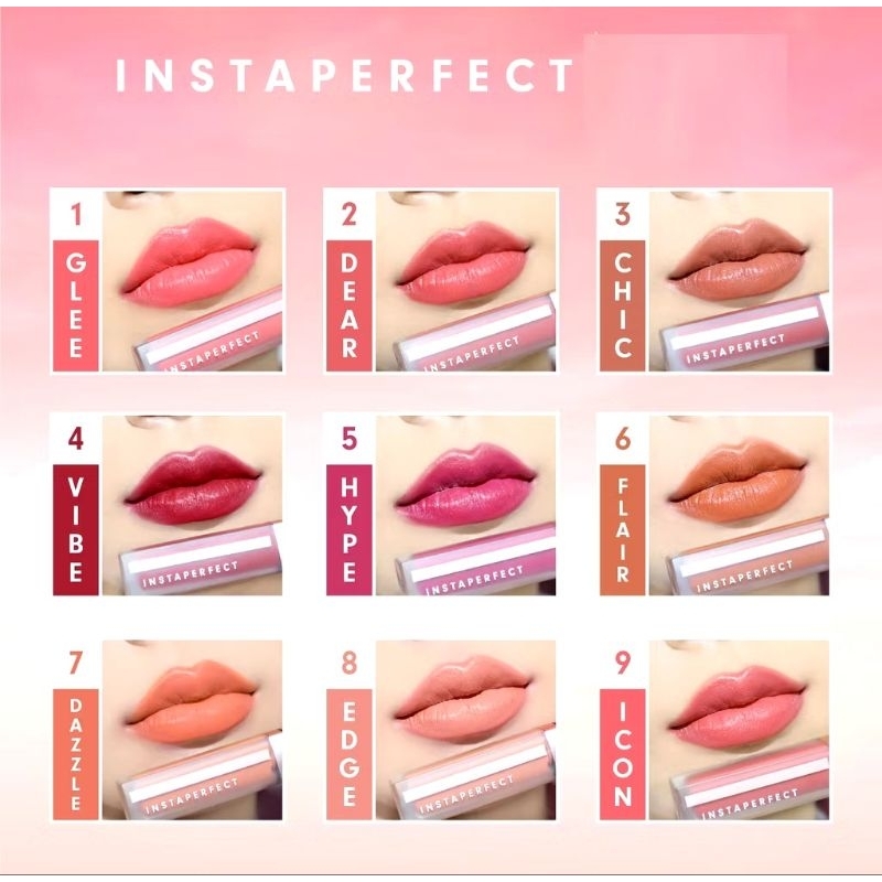 Wardah Instaperfect Mattesetter Lip Matte Paint/Lipstick/Lipcream