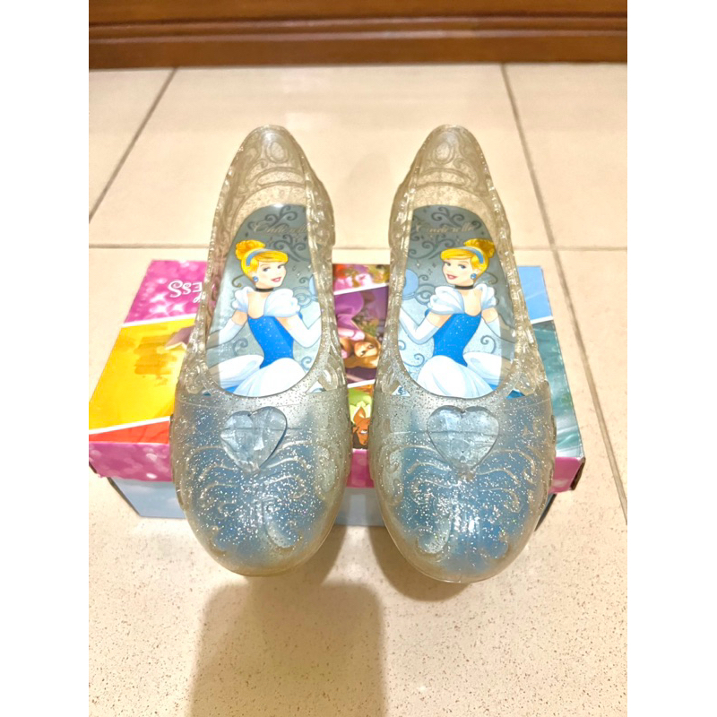 PRELOVED PAYLESS KIDS SHOES DISNEY CHILDREN PRINCESS JELLY - CLEAR