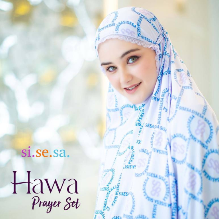 [SILMIKAFF] SiSeSa Prayer Set HAWA Mukena travel Gamis Jilbab Hijab Premium