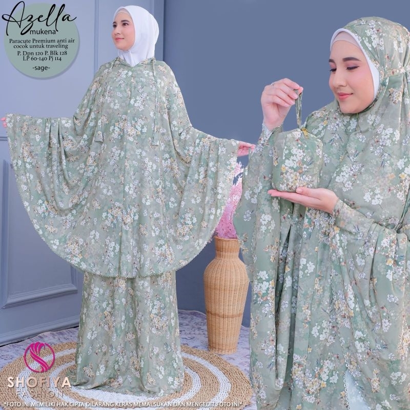 Mukena Traveling Mukena Azella by Shofiya Fashion