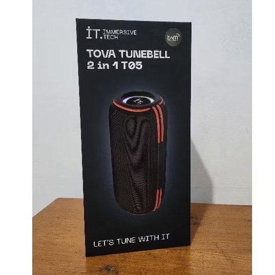 IT TOVA Tunebell 2 in 1 T05 Wireless Bluetooth Speaker NIB