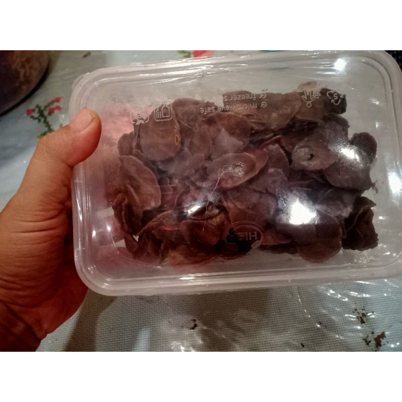 

kripik pisang coklat lumer