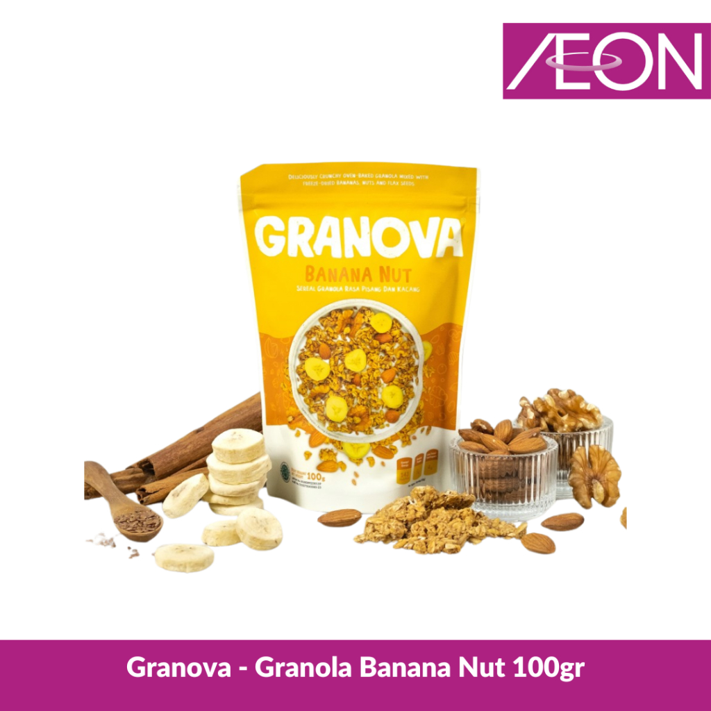 

Granova - Granola Banana Nut 100gr