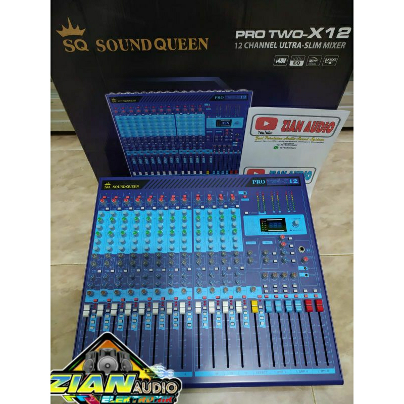 Mixer Soundqueen Pro Two X12 (12channe) original
