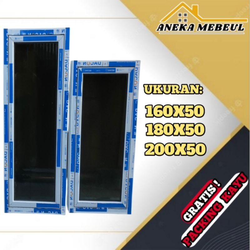 JENDELA ALUMUNIUM UKRAN 160X50 / 180X50 / 200x50