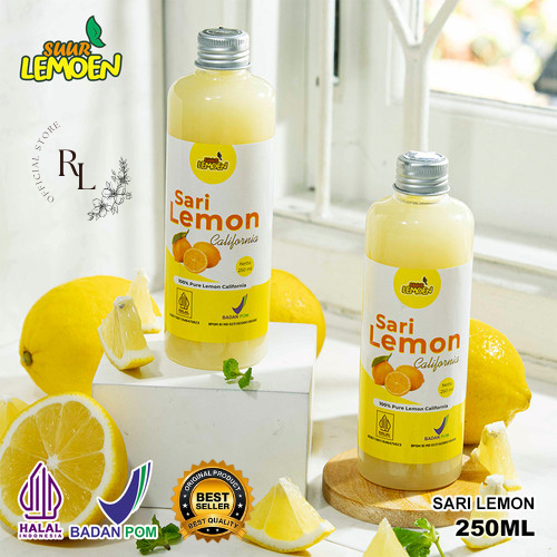 

Sari Lemon / Air Lemon Murni / Minuman Diet 250ml | Lemon California By Suur Lemoen ID