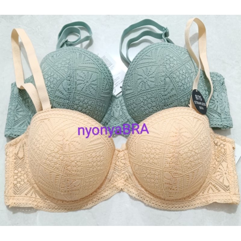 Pierre Cardin bra berkawat push up 32,34,36B, 602-62391