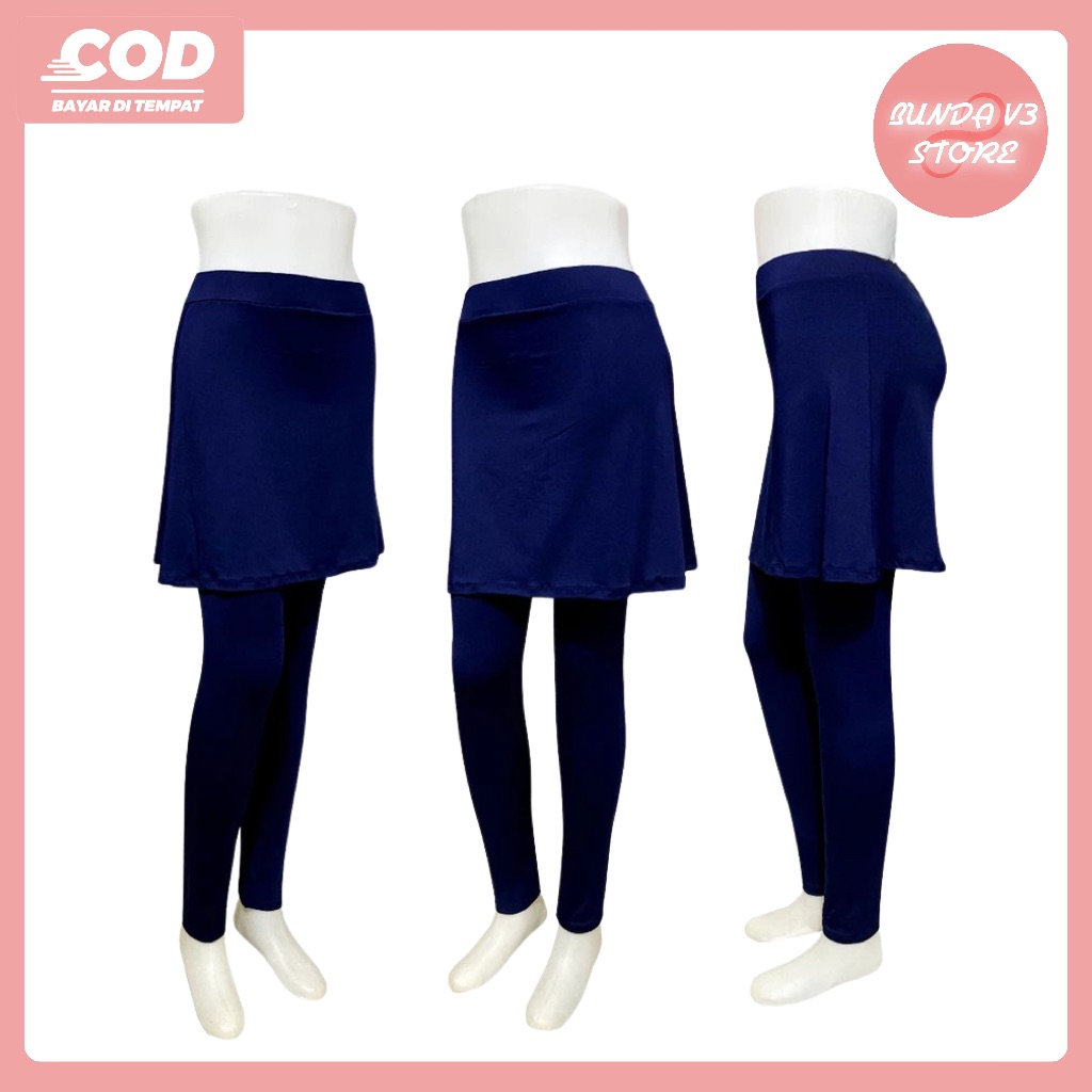 Legging Rok Wanita/ Celana Legging Rok / Legging Rok Spandek / Celana Legging Rok Wanita