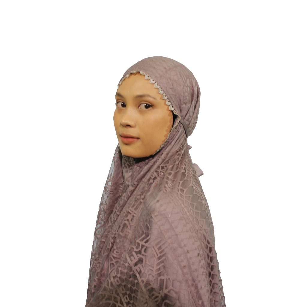 MUKENA BRUKAT FATIMAH warna COKSU