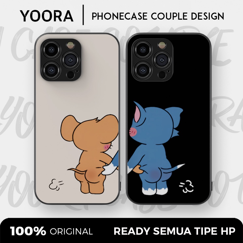[TJ23] Custom Case Couple Tom and Jerry Premium Bisa Untuk Semua Tipe Hp