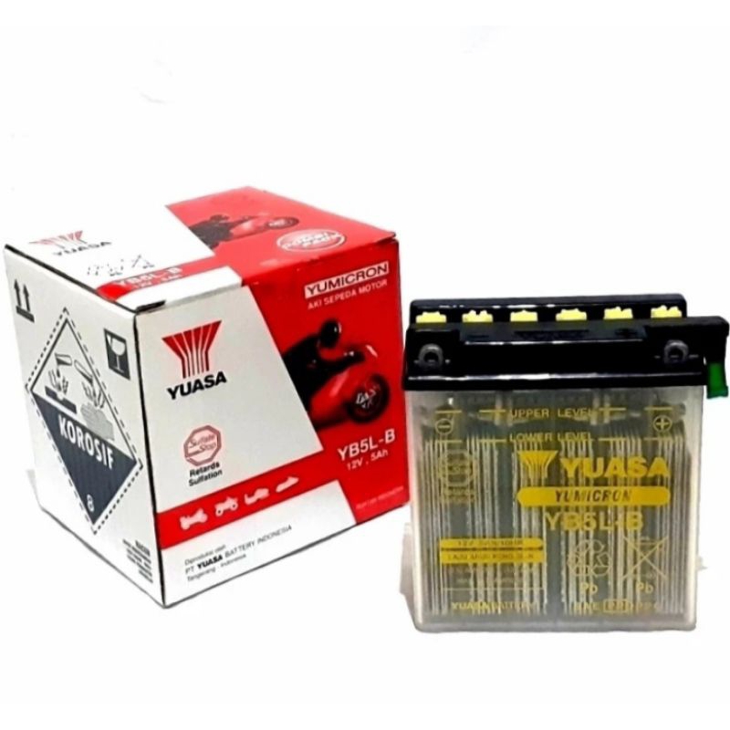 Aki Motor Suzuki Smash, Shogun, Tornado,Titan Yuasa YB5L B GM5 Z 3B