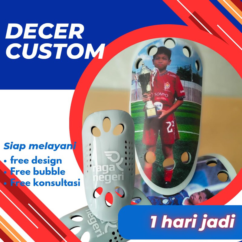 Deker Sepak Bola Custom Akrilik Premium – Cetak Gambar Favoritmu