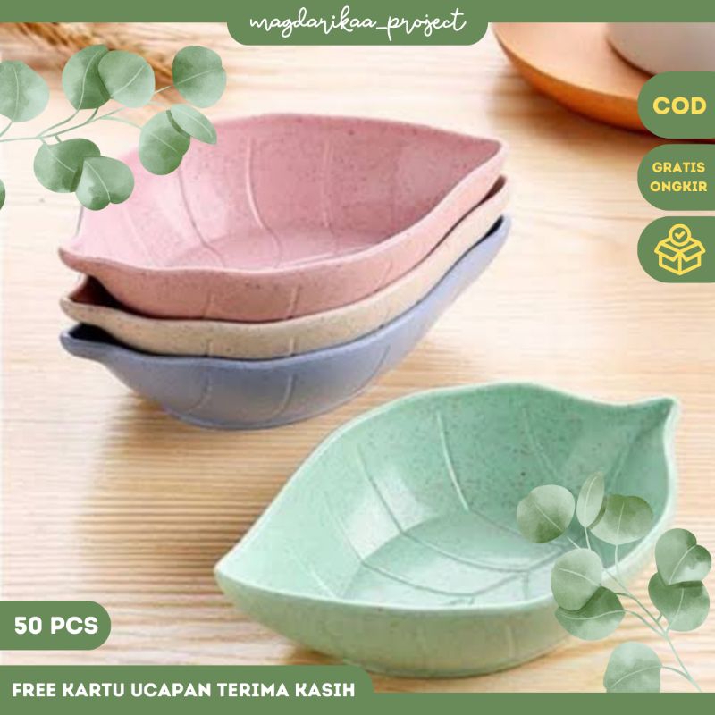 MANGKUK DAUN / SOUVENIR KEKINIAN MURAH UNIK / SOUVENIR PERNIKAHAN WEDDING ULANG TAHUN WISUDA AQIQAH 