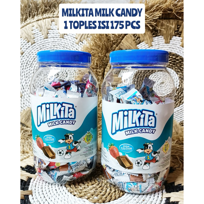 

MilkiTa Milk Candy 1 Toples 175 Pcs