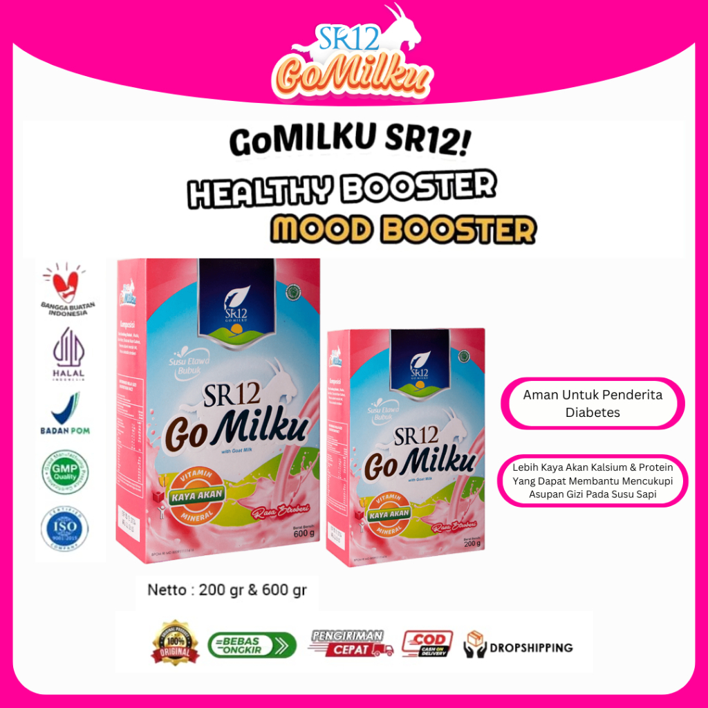 

Go Milku SR12 Halal Susu Kambing Etawa Premium Meningkatkan Kesehatan Inmun Aman Bumil Busui
