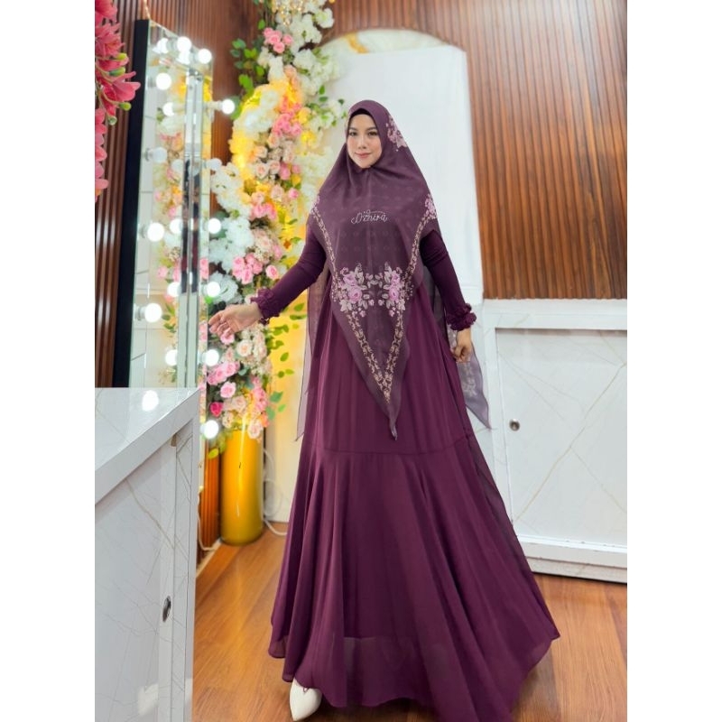 GAMIS ADELIA SYARI SERIES BY D'ZHIRA HIJAB