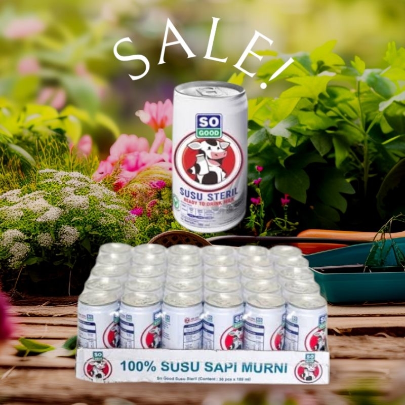 

So Good Susu Steril 189ml x 30pcs (1 krat)