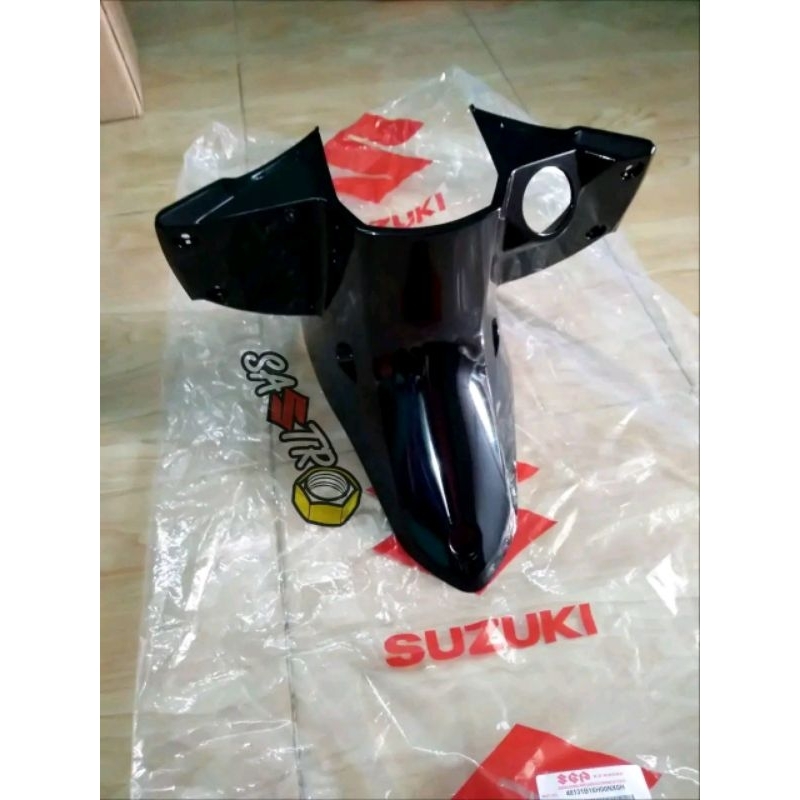 cover body bodi dek lubang kunci biru hitam merah putih abu abu grey 48131-16H Shield leg center Suz