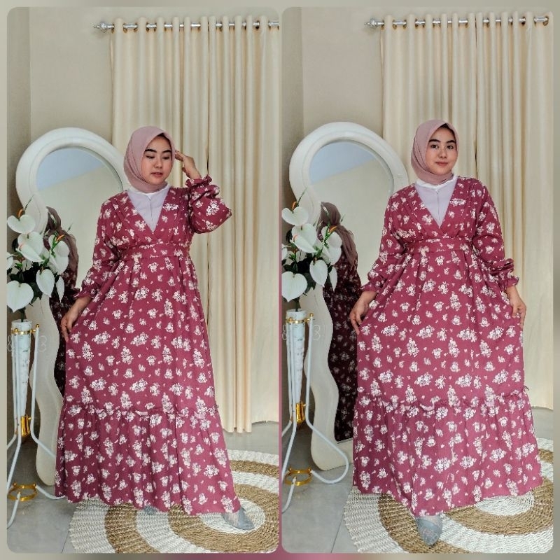 NADIRA DRESS / GAMIS CRINCLE NEW