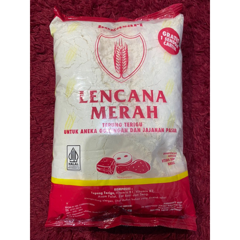 

TEPUNG TERIGU LENCANA MERAH 1kg