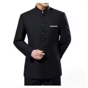 jas mandarin / jasko / Jas Koko pria list putih