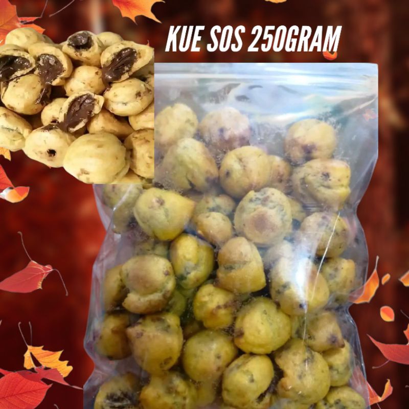 

Kue kering Kue Sos Coklat lumer Manis Kental