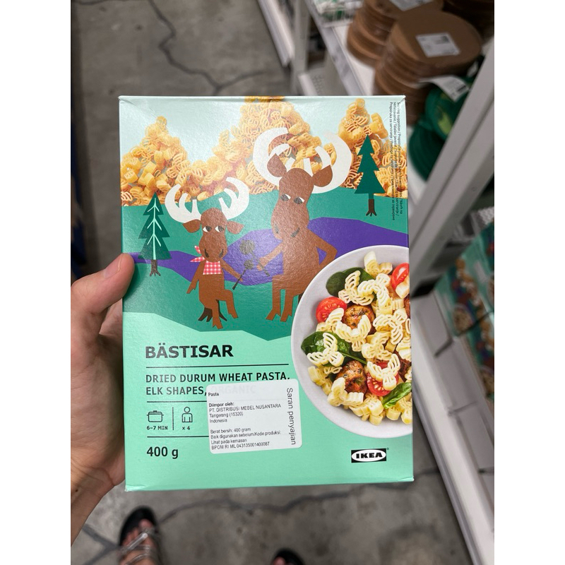 

Pasta gandum bentuk rusa lucu IKEA