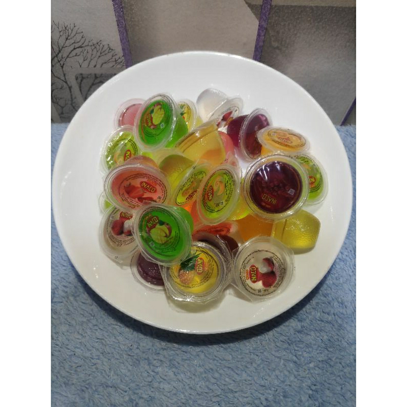 

AGAR JELLY INACO aneka rasa buah with nata de coco