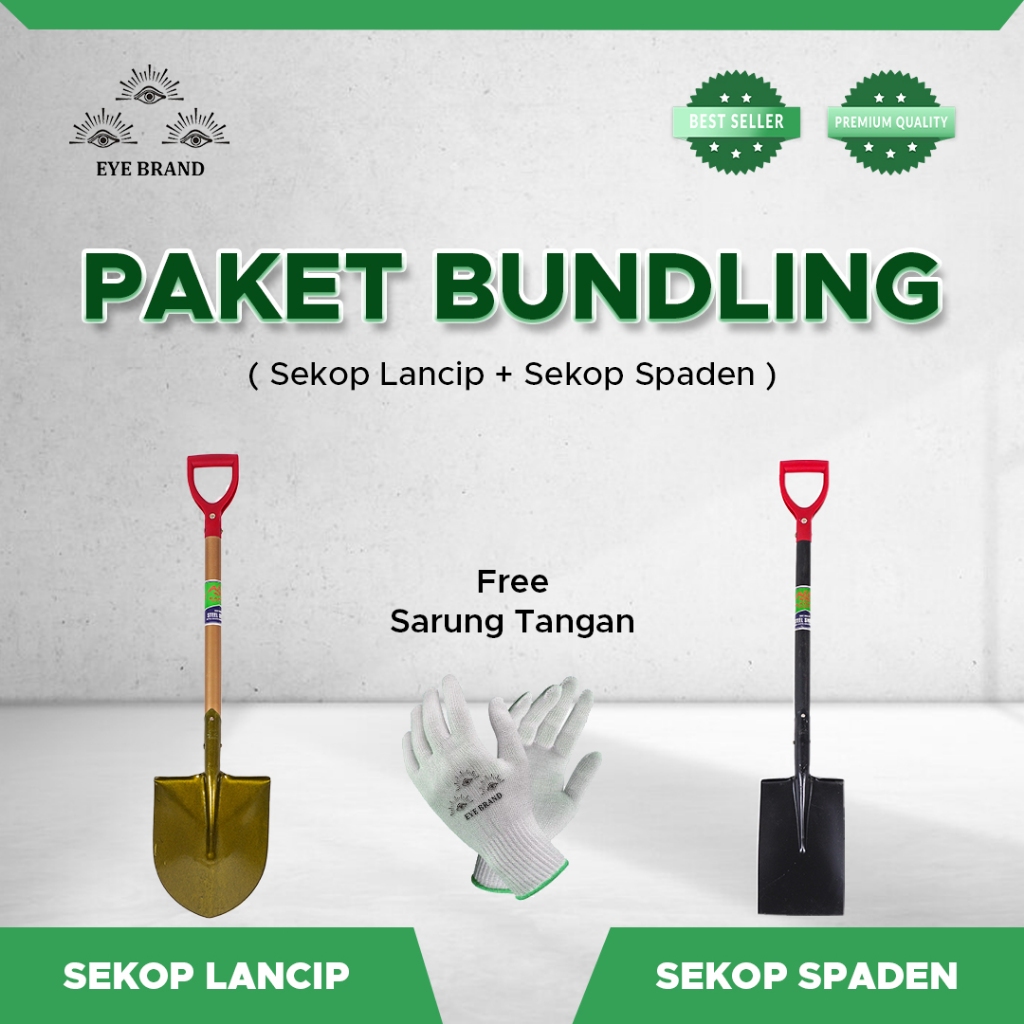 Paket Hemat Sekop Lancip + Sekop Spaden