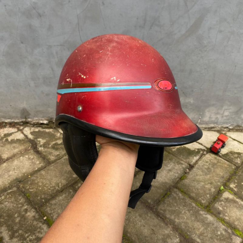 helm cebok cetok jumbo helmet duluxe helm cebok lawas