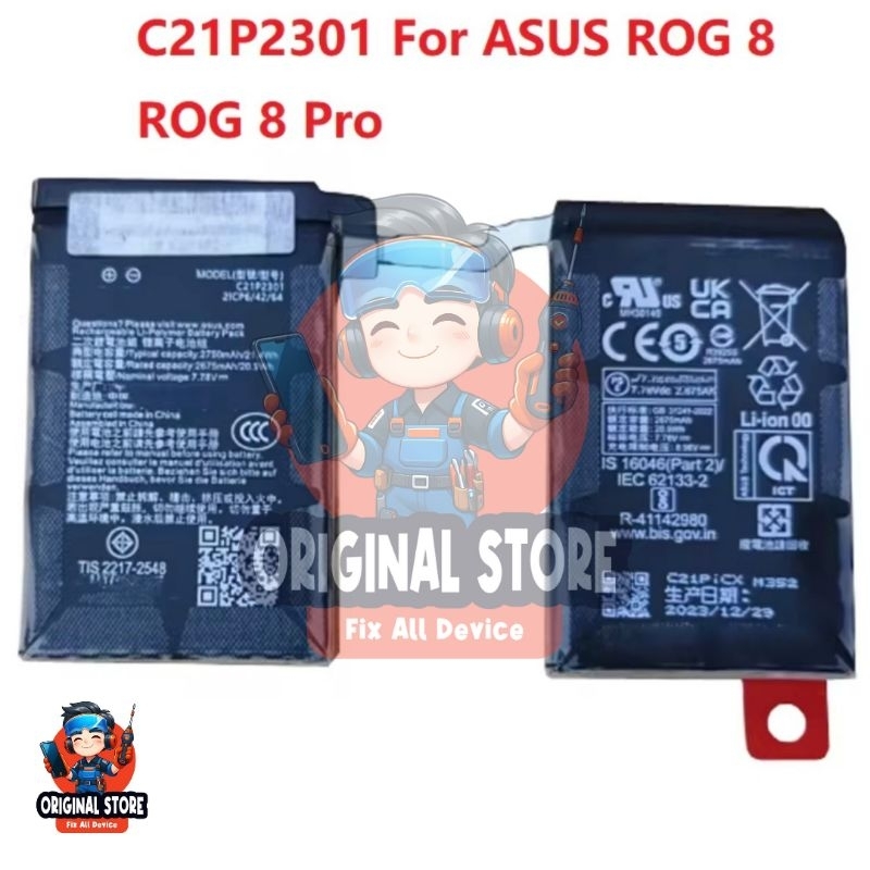 Batrei batre asus ROG 8 / ROG 8 pro original baterai batrai