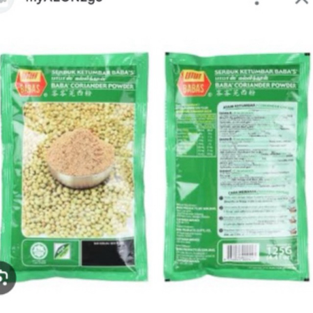 

BABAS KETUMBAR POWDER / BUMBU KETUMBAR BUBUK BABAS 125GRAM