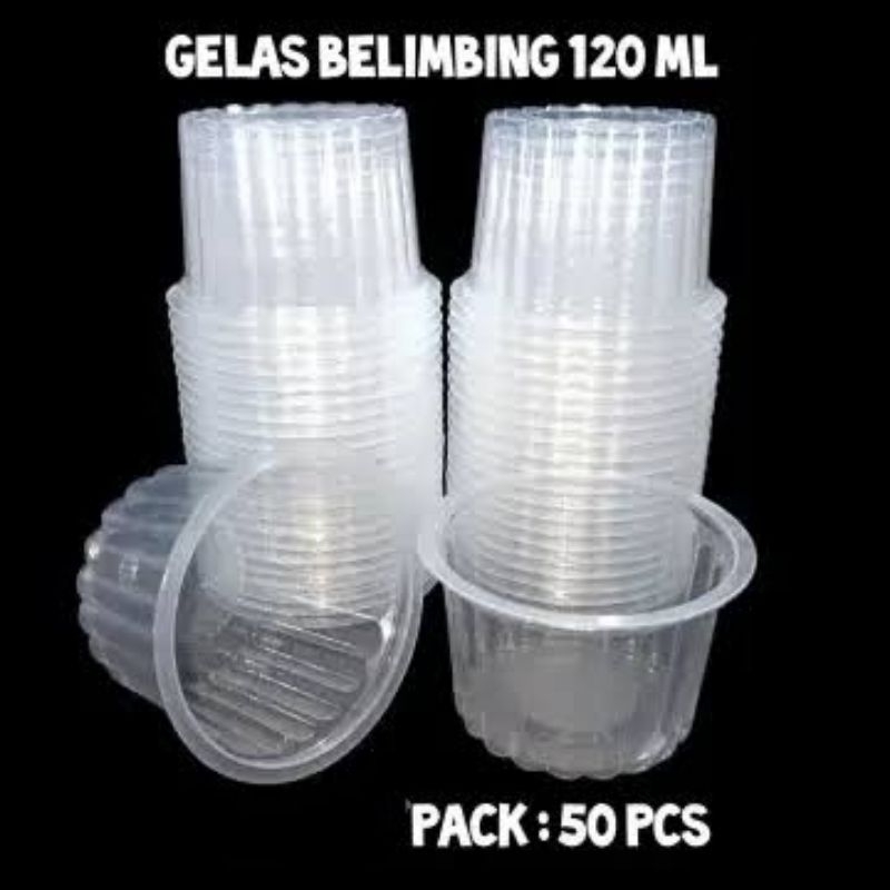 Cup Ice Cream / cup Belimbing plastik 120 ML @50pcs