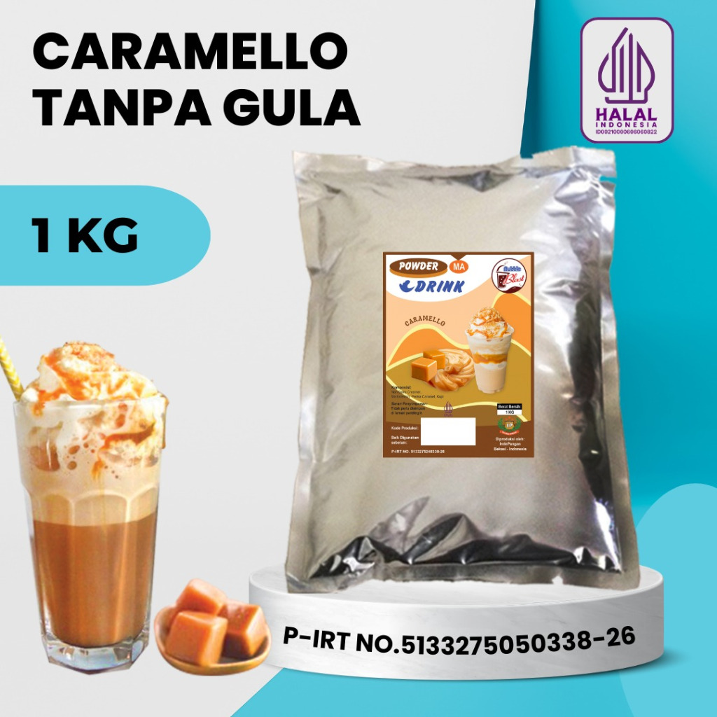 

Bubuk CARAMELLO 1 KG / Bubuk Minuman Rasa Karamel / Powder Drink Caramel