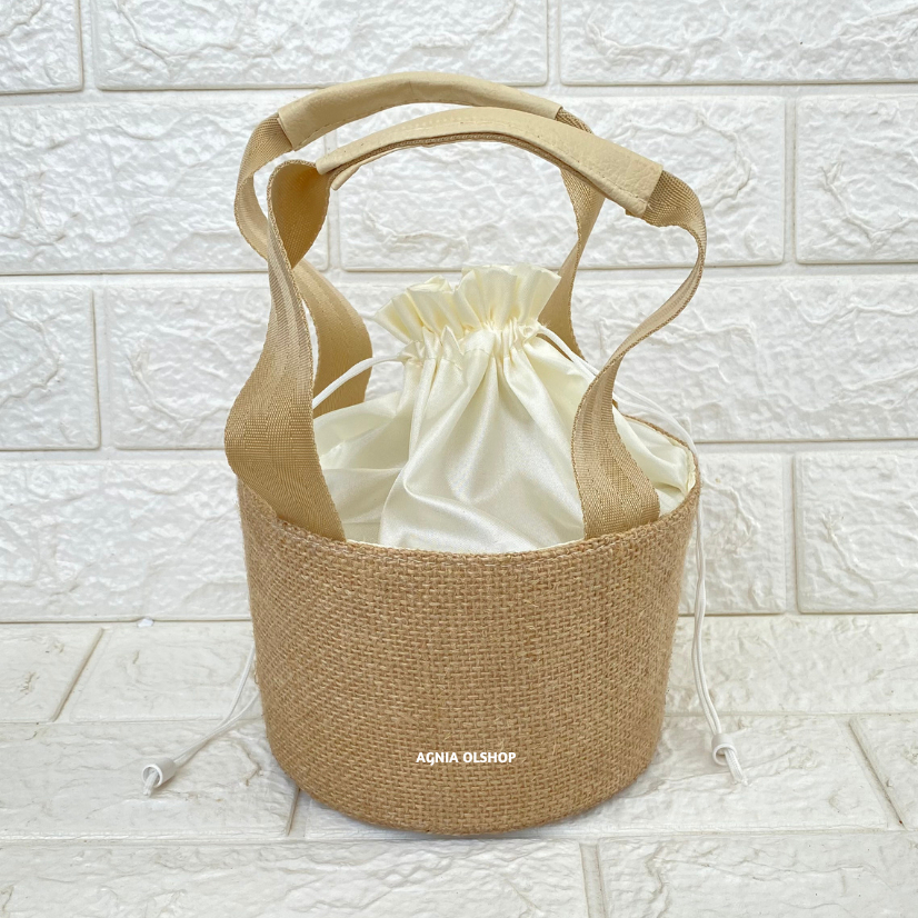 

Keranjang Parcel Goni Untuk 1 Toples Tas Hampers Hari Raya