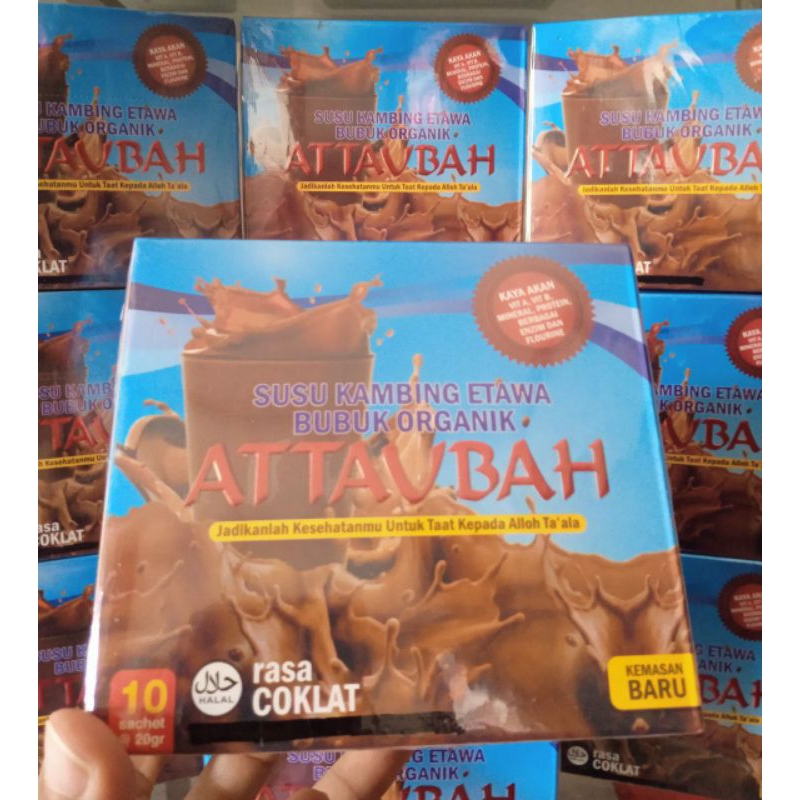 

Susu kambing etawa Herbaattaubah 10 sachet untuk maag, mencegah keropos tulang, cepat lelah, radang usus