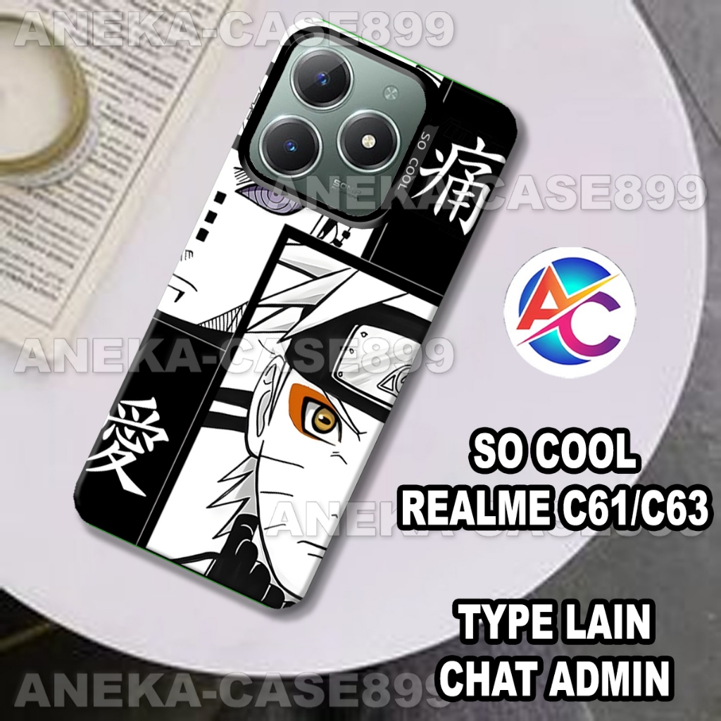 AC11/Case Hp Realme C61 - Realme C63 Terbaru 2024 Motif Cowok Case Berkualitas - OPPO - Casing Silik