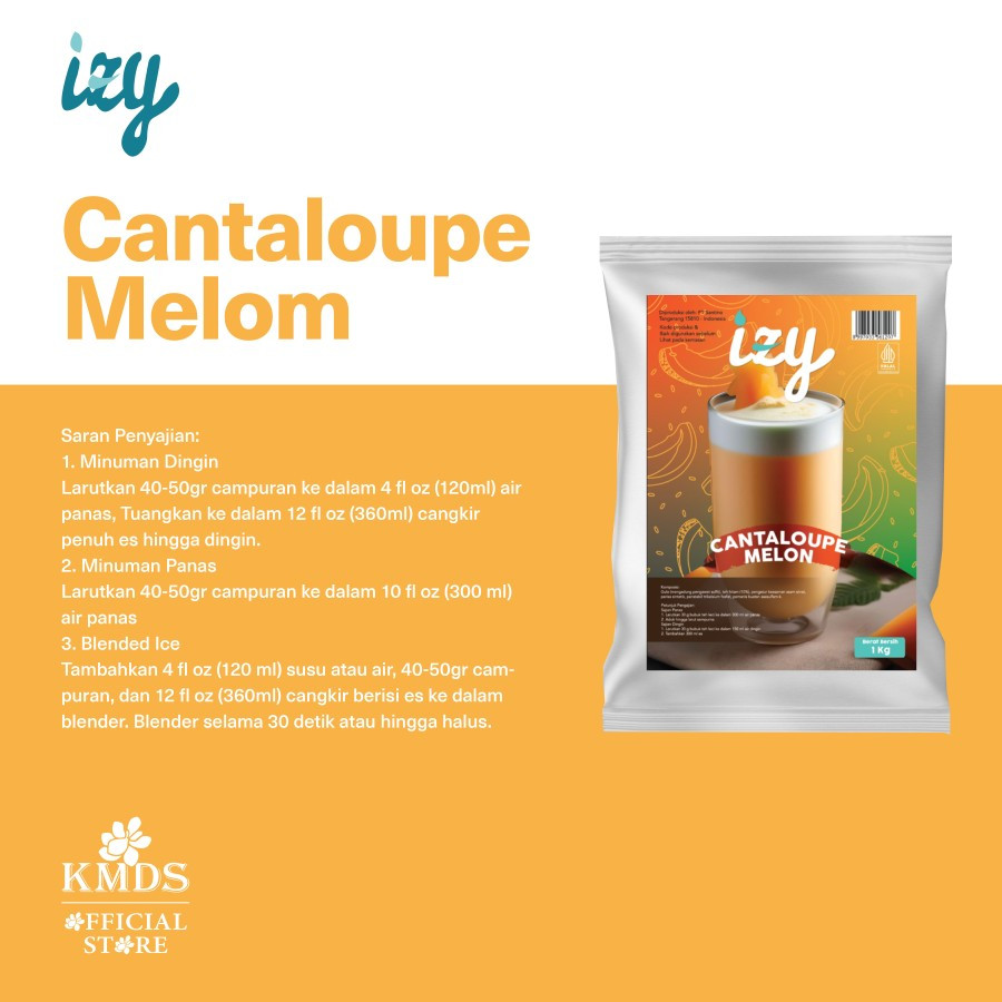 

IZY CANTALOUPE MELON (HONEYDEW) 1KG 1000GR