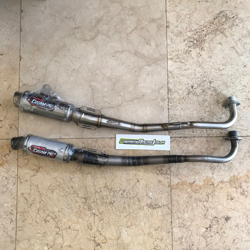 Knalpot Creampie Jupiter Z Fostep Standar Stenlis ASLI Original