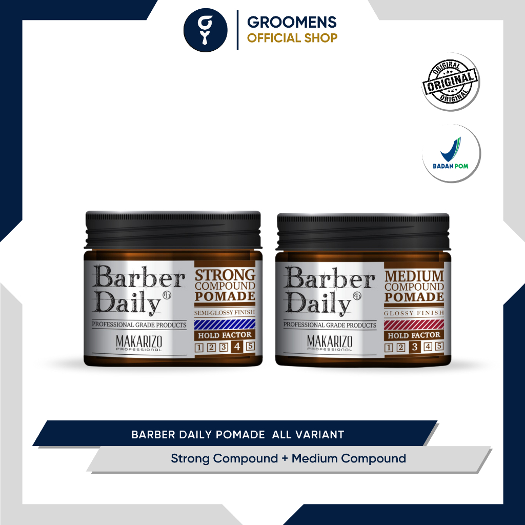 Barber Daily Pomade All Variant - Satuan