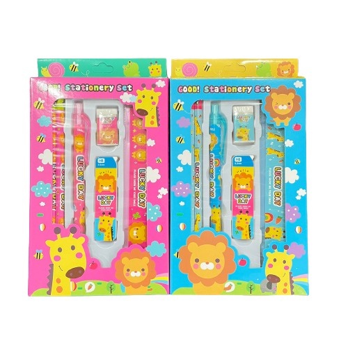 

Alat Tulis Set 6in1 / Stationery Set / Alat Tulis Anak / Alat Tulis Sekolah / Set Alat Tulis 6in1