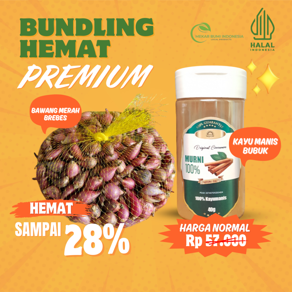 

BAWANG MERAH BREBES BUNDLING KAYU MANIS BUBUK