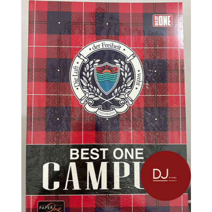 

Buku Tulis 42 Lembar Best One / Bestone Campus 42 / Best One 42 Campus / Paper One Campus Pak Isi 6