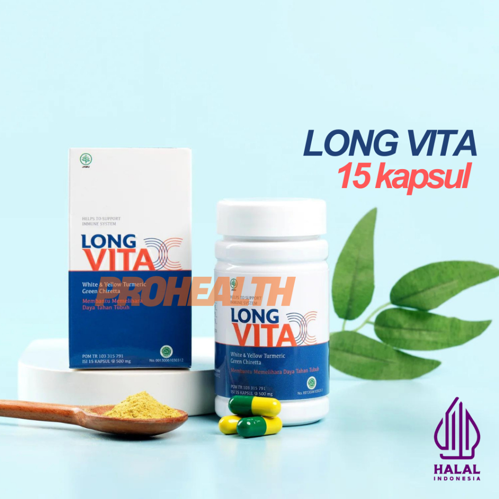 Longvita Long Vita Herbal Imun Original 15 Kapsul