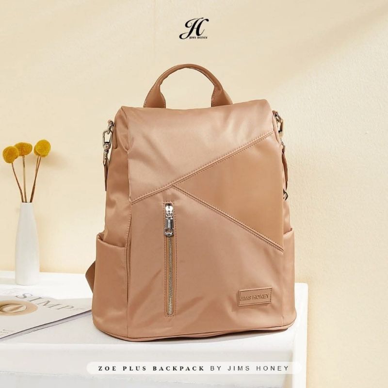 Tas ransel Zoe Backpack cewek cowok by jims honey parasut tas gendong tas sekolah tas parasut