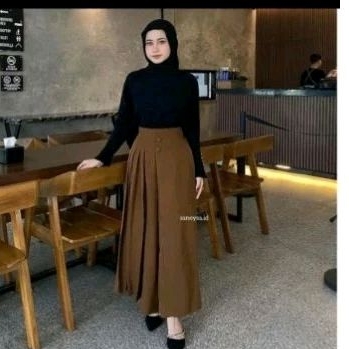 kulot rok, kulot husna, kulot muslimah terbaru, kulot bagus murah