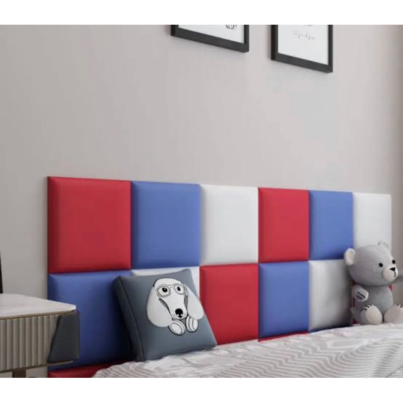 Wallpanel 30x30 Headboard Kamar Tidur - Pelindung dinding kasur - Hiasan dinding kamar estetik