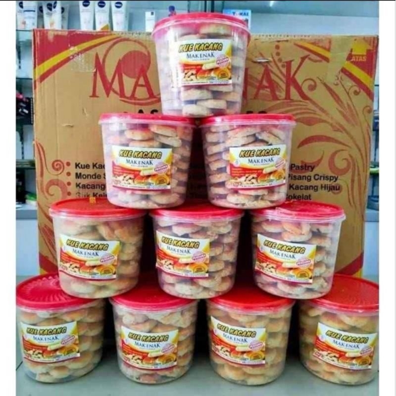 

KUE KACANG MAK ENAK ASLI JEMBER KEMASAN 900GRAM ASLI ORIGINAL BEST SELLER