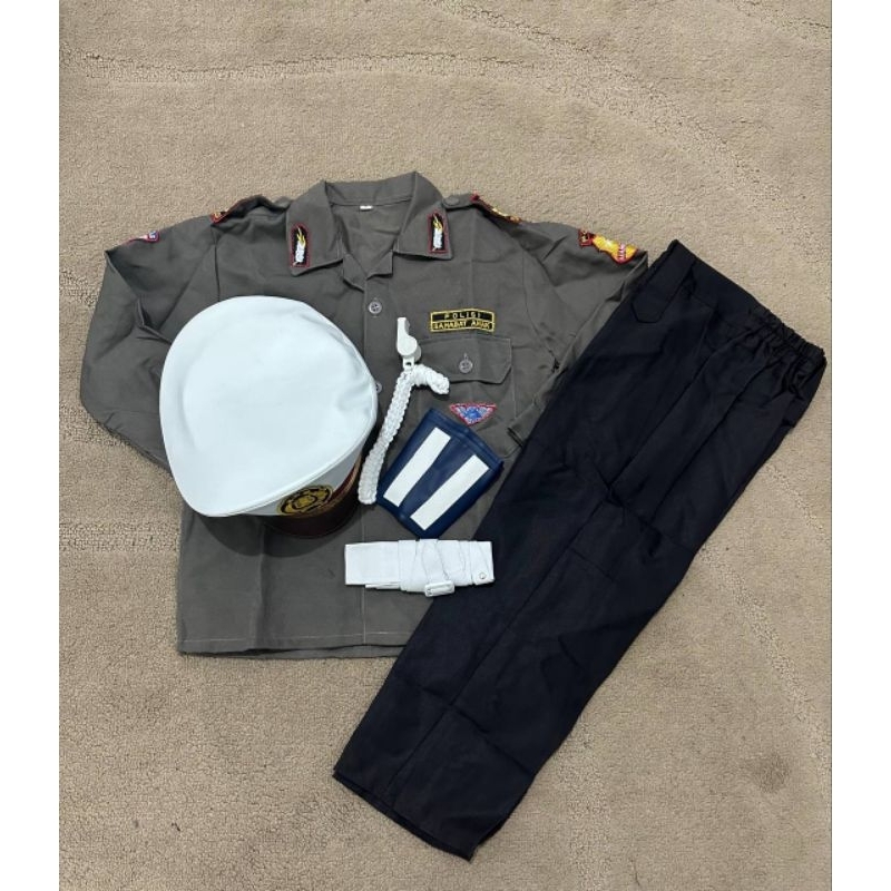 SERAGAM BAJU ANAK POLISI KARNAVAL COWOK